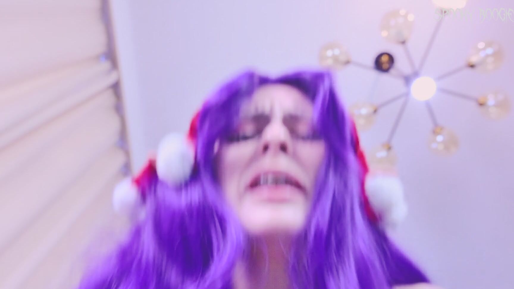 "SpookyBoogie" beautiful agony, christmas, cosplay, cream pie, role play POV RP Misato Katsuragi has a special Christmas gift for you manyvids