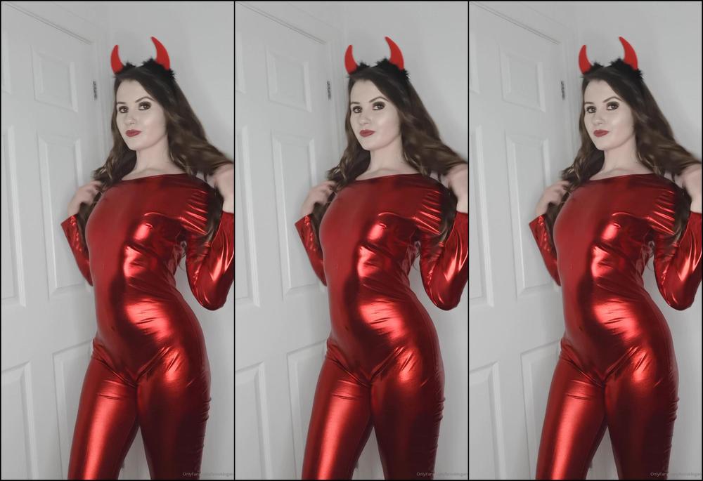 Brooklogan Teasing In My Sexy Shiny Devil Costume