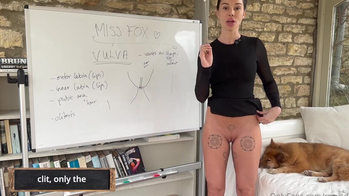 Roxysdream Onlyfans Explicit Female Anatomy Lesson With Mis Fox Different Pussy Vulva Types And How To Play Withp