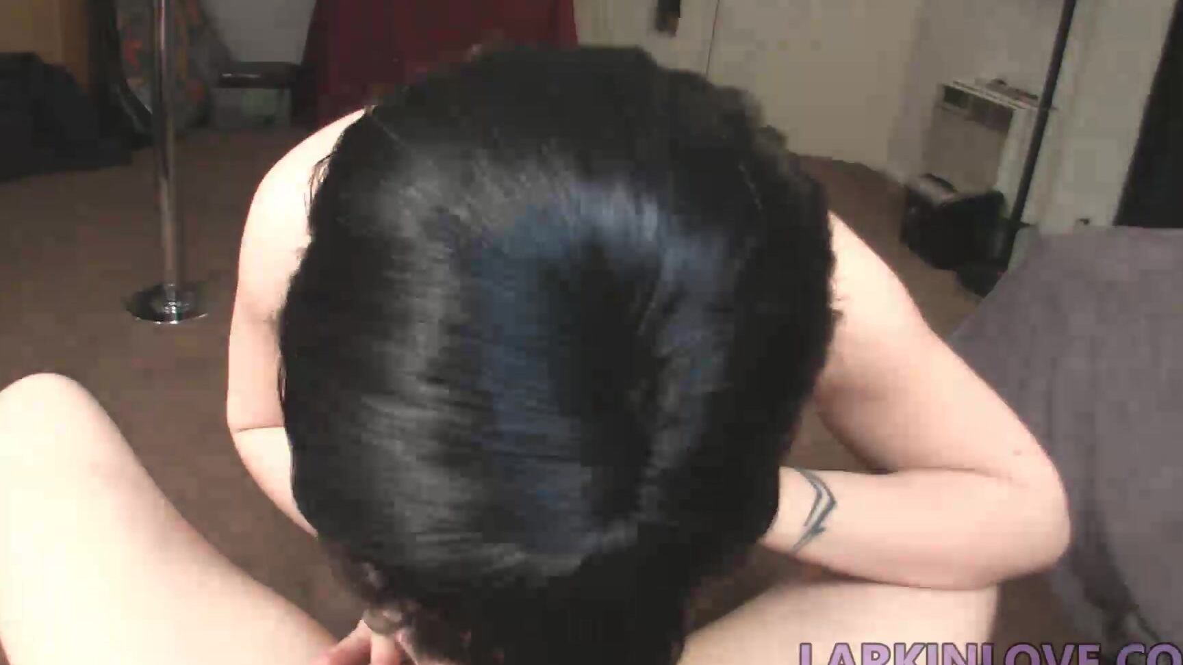 Larkin Love Stripper Gets Deep Creampie Impregnation