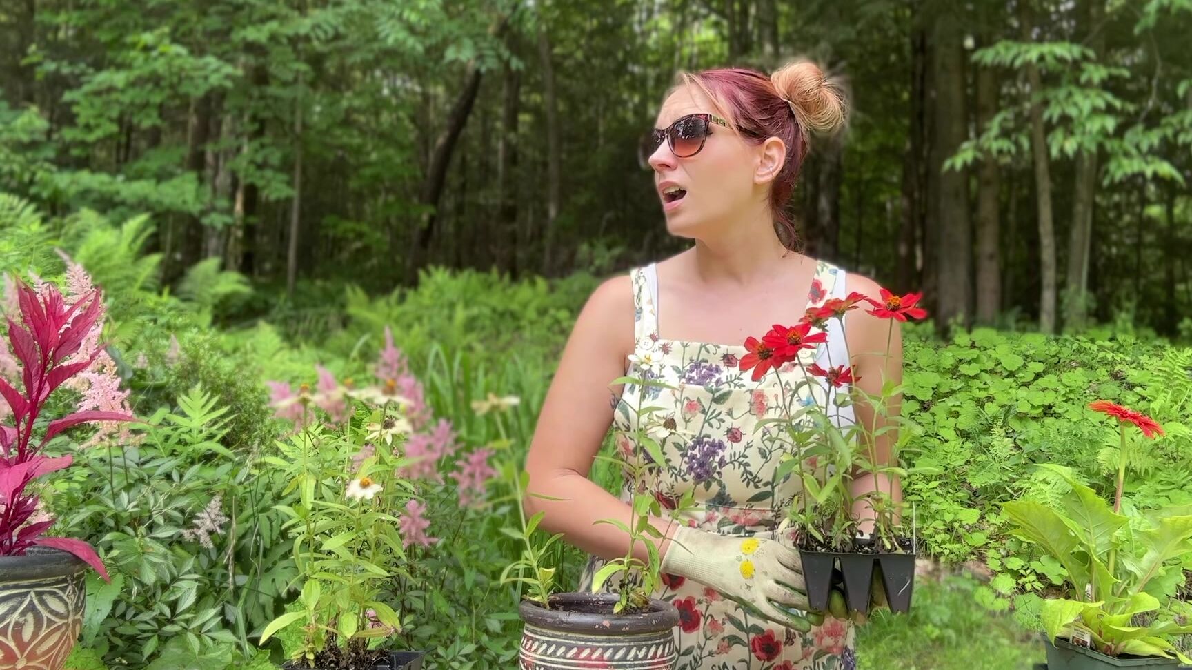 "SneezeGoddess" gardening, gardner, mucophilia, noseblowing, redheads, sfw, sneezegoddess, sneezing Gardening Interrupted by Sneezing and Nose Blowing manyvids