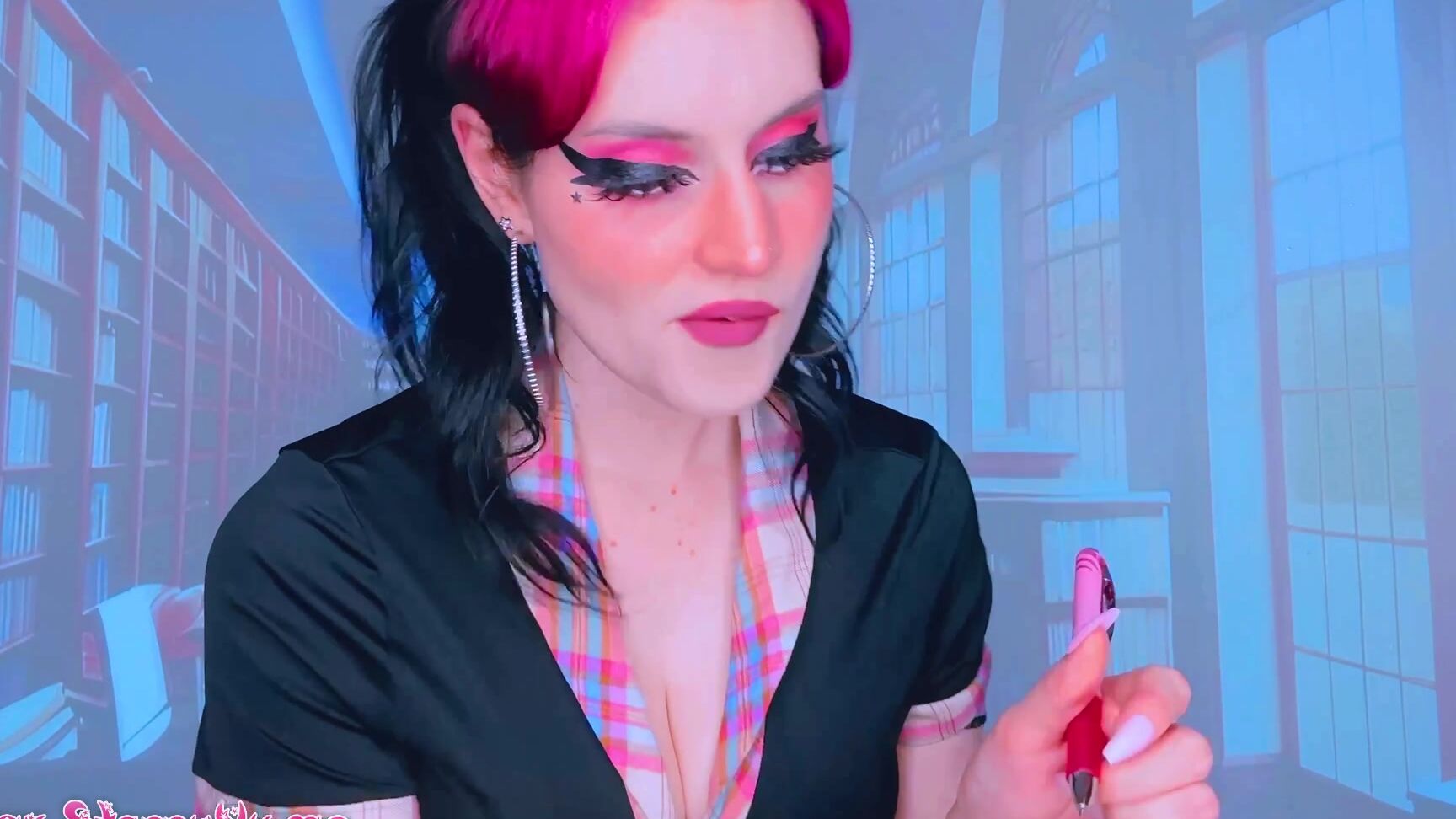 "Starry Yume" blowing bubbles, bubble gum, chewing, library, school girl, sfw Library Bubble Gum Chewing manyvids