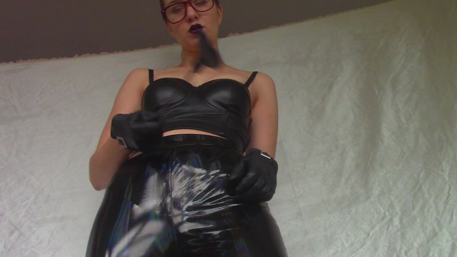 "Goddess Vanessa" spanking, corporal punishment, femdom pov, spanking pov, gloves Spanked amp Humiliated POV manyvids