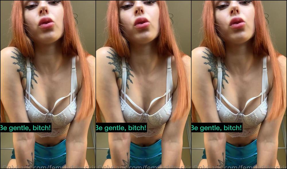 Femgoddesskira Sit On Your Knees In Your Panties Touch Your Dick In Panties You Can T Masturbate Until