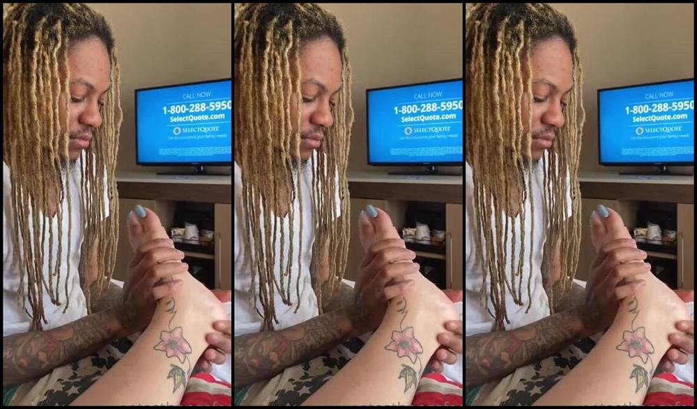 Goddess Rhonda Aka Sweetesthangsfeet Onlyfans Little Teaser For You All With My Blonde Tat King Big Black Cock Mrpluto Haiti Blondetatking About