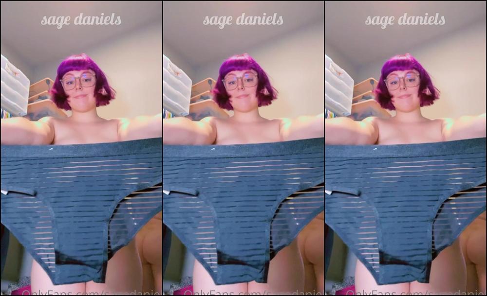 Sagedaniels Trying On A Bunch Of New Panties For You Which Pair Was Your Favorite Filmed