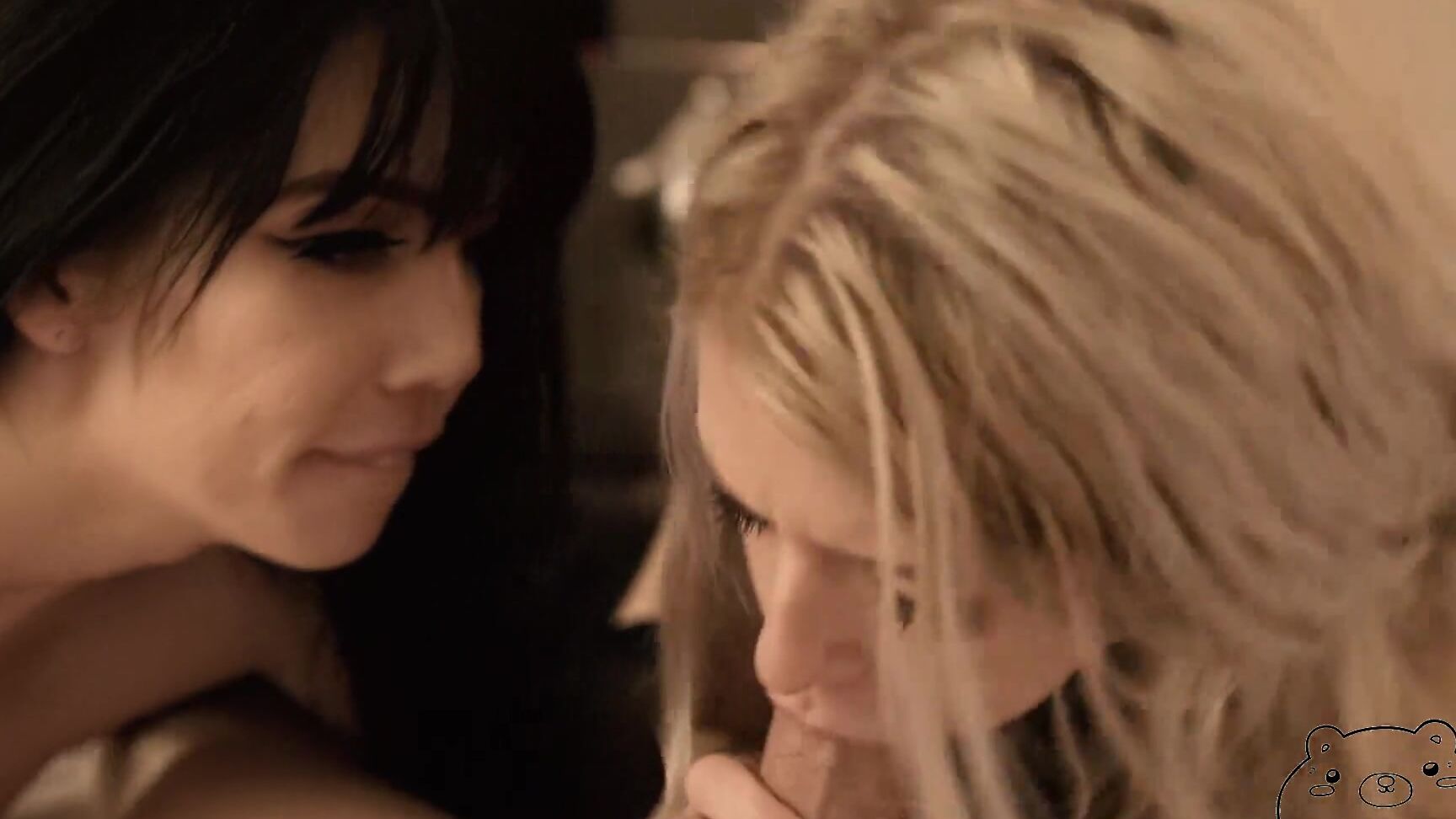 Leda Elizabeth Lesbian Fucking Double Blowjob with Arya and Leda PornHubPremium