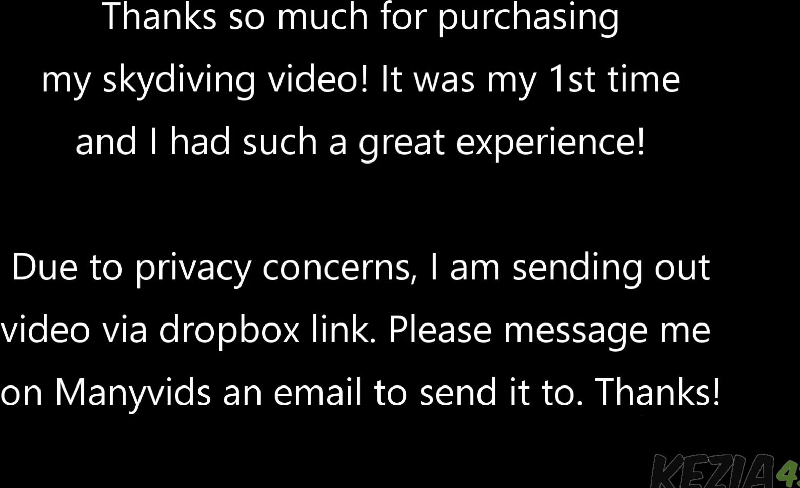 Kezia Skydiving Feet High With Kezia