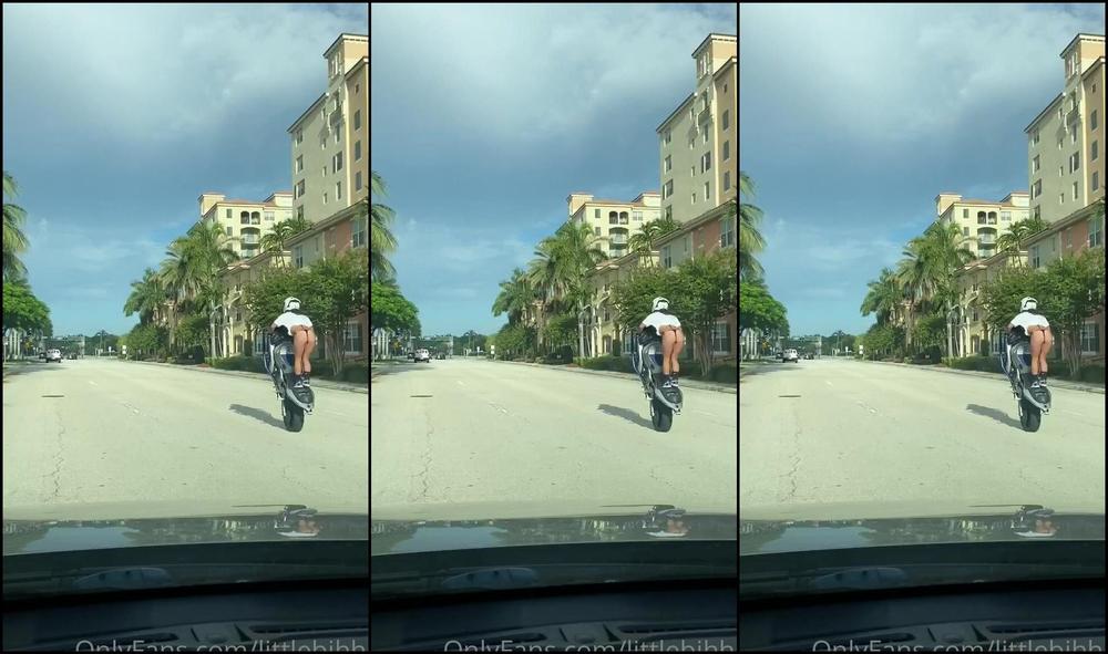 Littlesexybihhh 871211279 09 10 2020 Watch Me Wheelie In A Thong Bikini