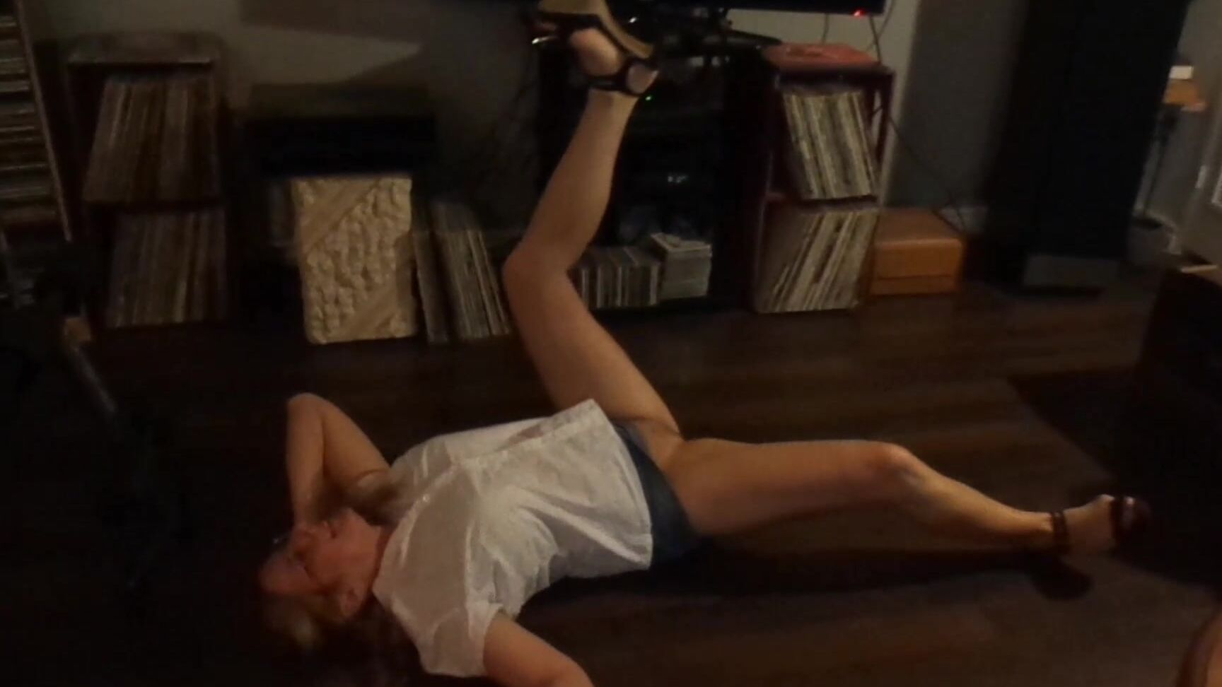 Naughty Christine Stripping To Def Leppard