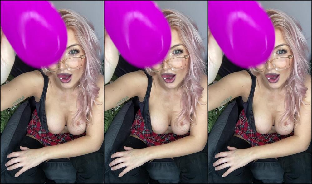 CutieDaisyMay093 Thigh highs and tartan skirt vibe orgasm manyvids