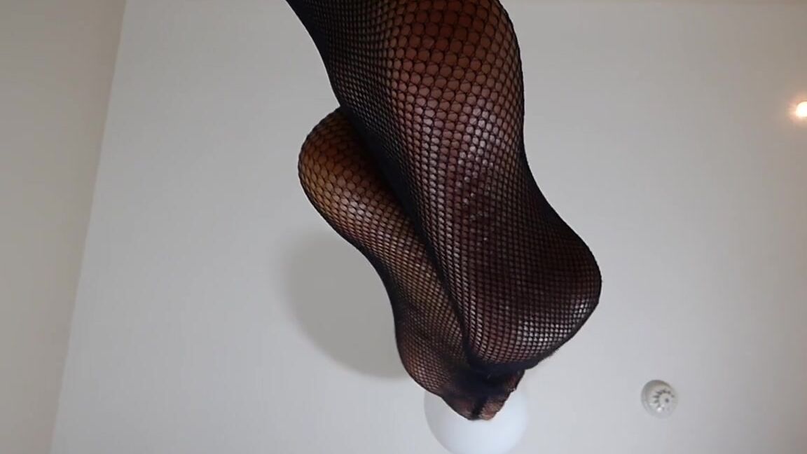 Lady Godiva Nicknamed Ms Ladygodiva Onlyfans The Tantalising View Of My Fishnet Clad Feet With The Telltale Rustling Sound As I Rub Mi
