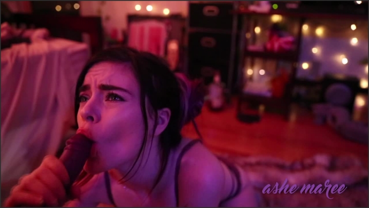 Oral, Teen, Dildo, Solo, Blowjob Ashe Maree - BlowJob + Hitachi SiteRip