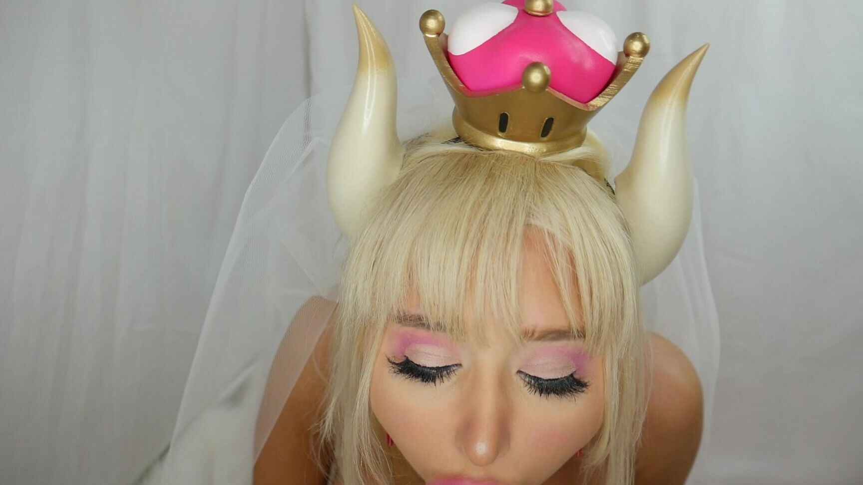 Cosplay, Comic Book Role Play, Costume, Cream Pie, Big Tits amandatoy bowsette a horny bride ahegao ManyVids