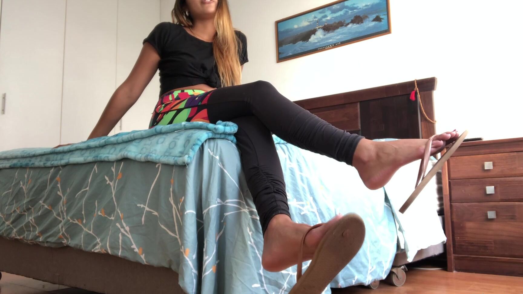 Princess Enola Dangling My Flip Flops Until You Can T Hold It Should I Give You Permission To Jerk O