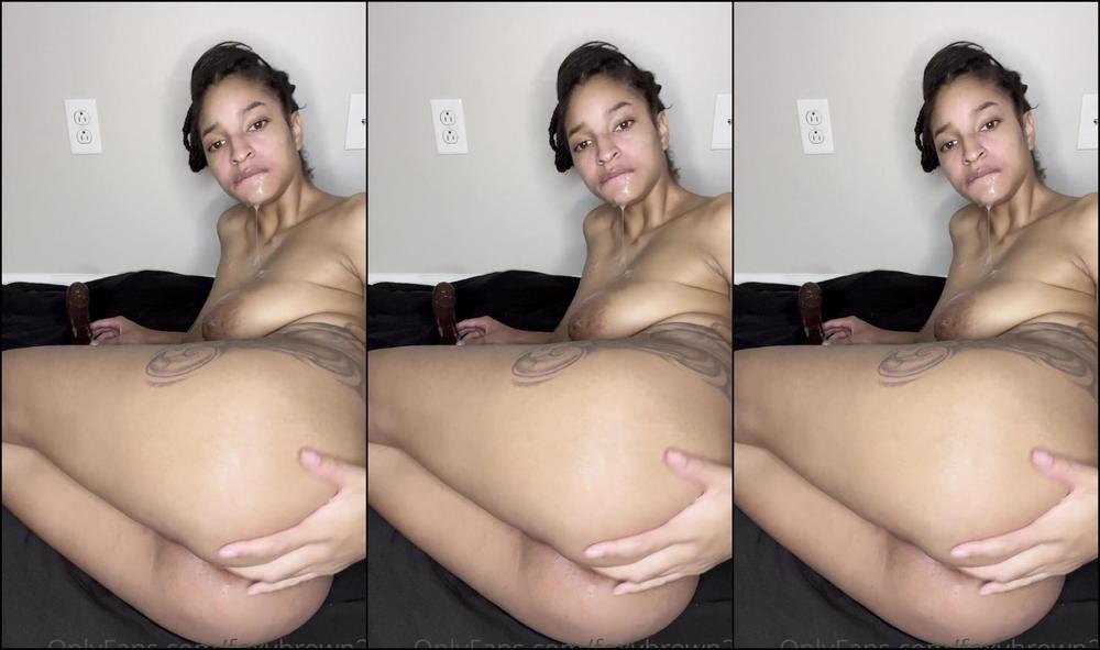 Foxybrown Solo Anal Ass To Mouth Fetish