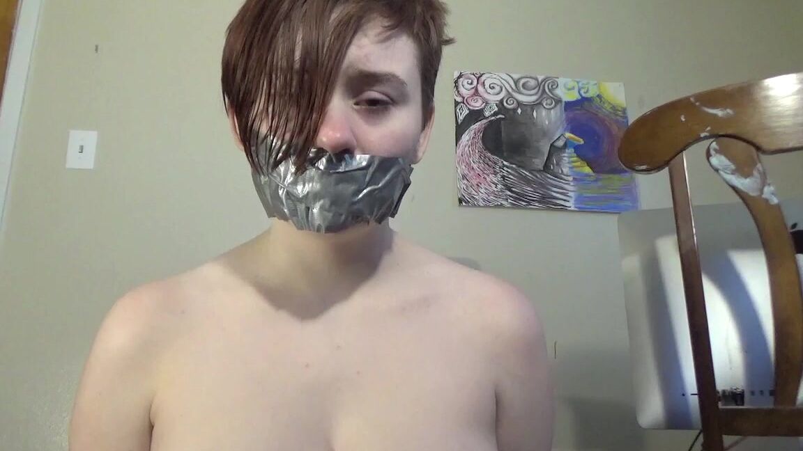 Curvyelvishgirl Gagged And Bound