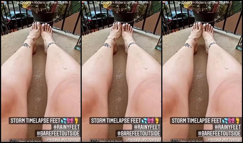Catprincessfeet Onlyfans Rainy Feet Timelapse
