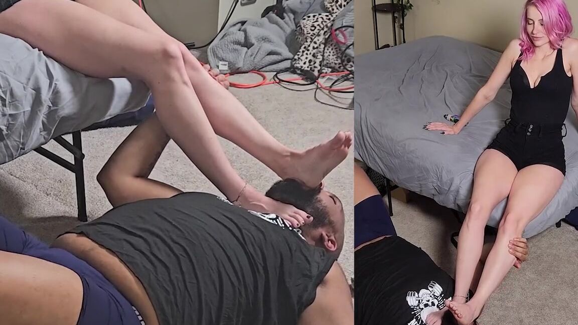 Goddessbbgrl Onlyfans Locktober Day 4 Reminding Him Of His Place Under My Feet After The Scissor Session I Roused Him