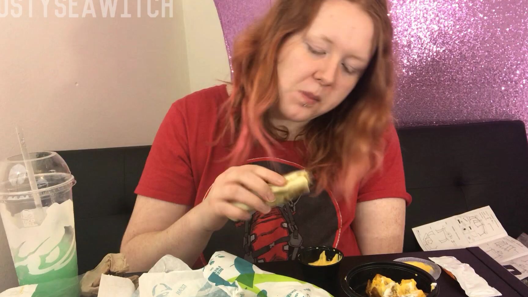 Bustyseawitch Yo Eats Every Last Bite Binge Asmr