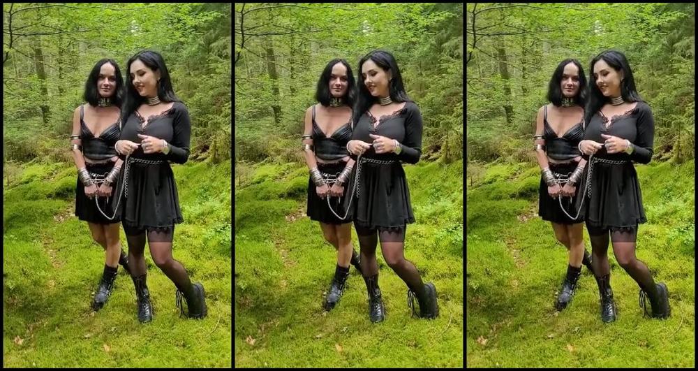 Sophie X Elodie Nicknamed Sophie X Elodie 10 27 2024 Onlyfans Video Zu Zweit Im Wald Im Kinky Outfit Und Keuschheitsg Rtel