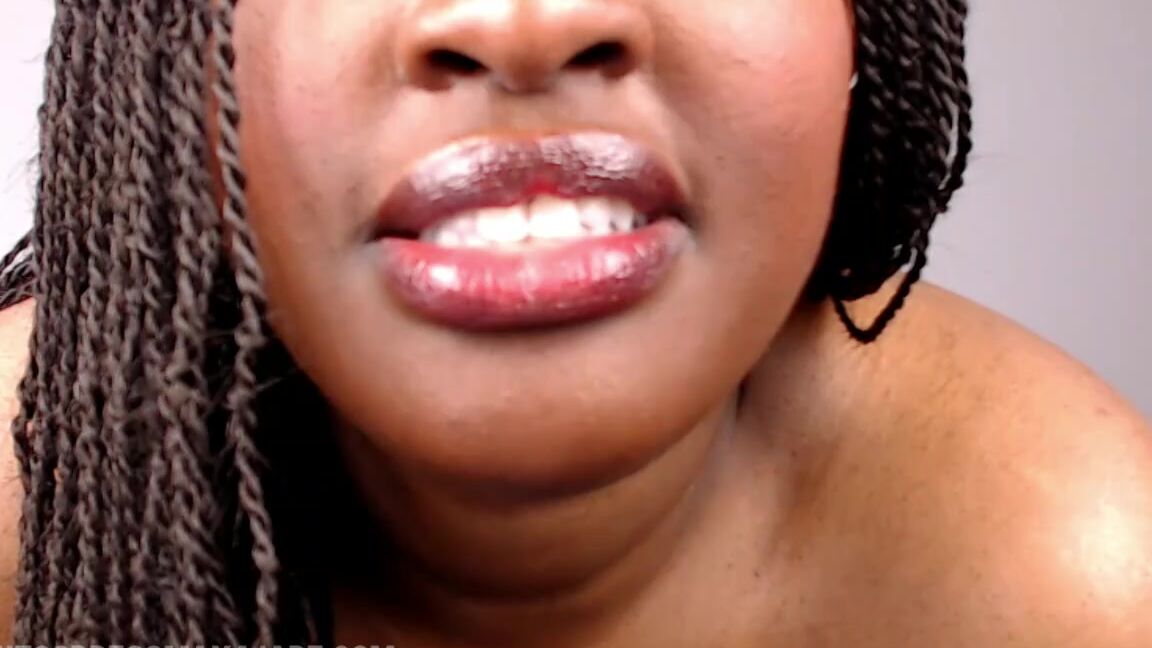 "UnfriendlyBlckHottie" brat girls, bubble gum, masturbation humiliation, mouth fetish, verbal humiliation Chewing Gum Is More Important Than your Orgasm manyvids