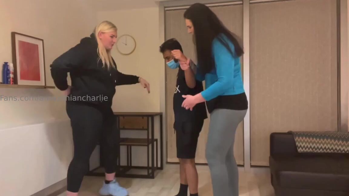 Charlie Mill Nicknamed Amazoniancharlie 06 26 2024 Onlyfans Video Tiny 5Ft 9 Man Mocked And Destroyed By Two Amazonian Goddesses