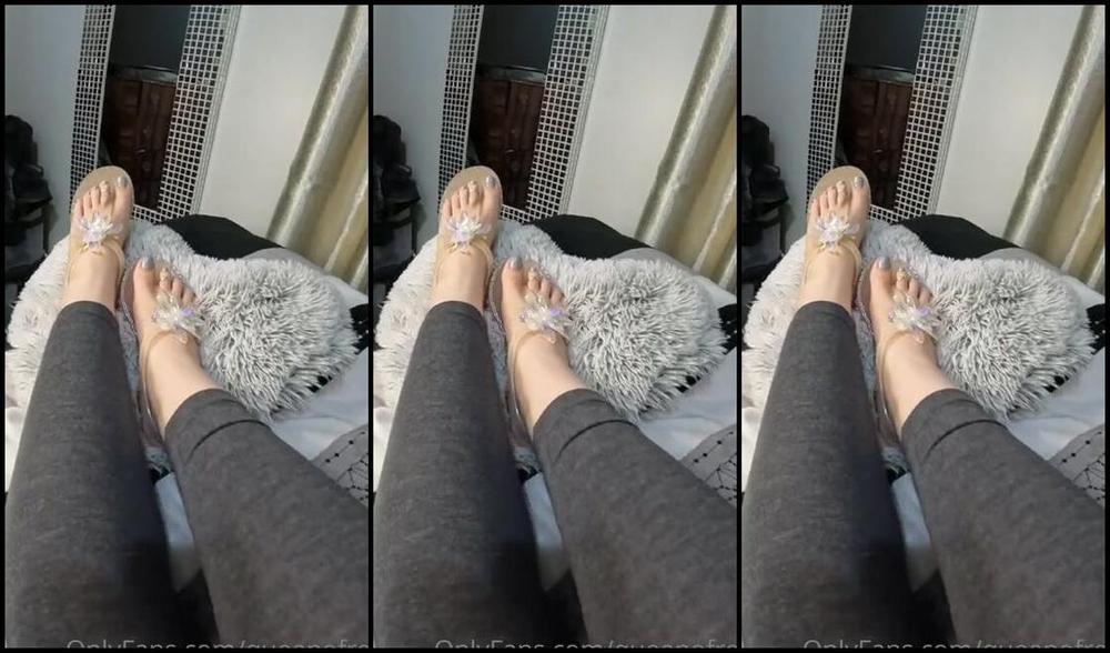 Goddess Trinity Nicknamed Queenofred 06 21 2022 Onlyfans Video Sparkly Shoes Close Up