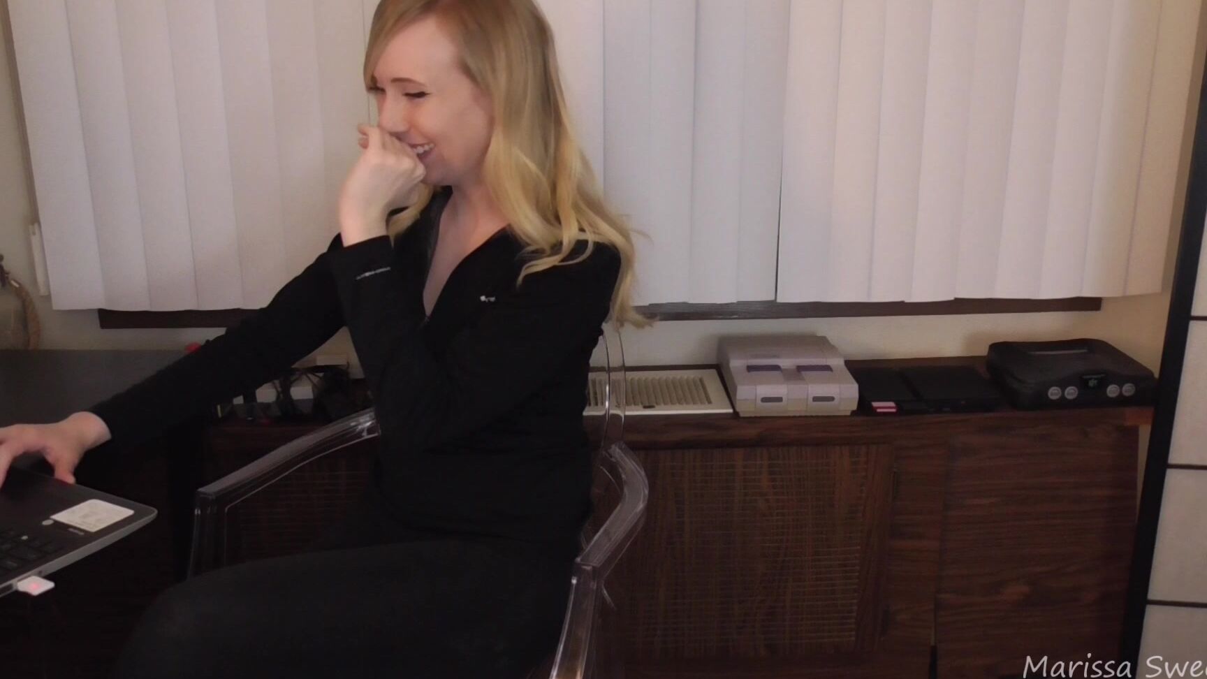 "Marissa Sweet" challenges, parody, reviews, sexy gamer, video games video game strip challenge with lush manyvids