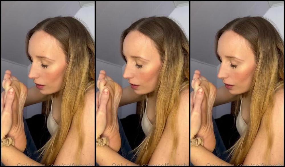 Selfworship Nicknamed Selfworship 02 25 2023 Onlyfans Video Your Favorite Foot Fetish Blonde