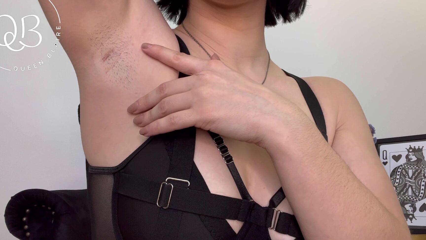 "queenblaire" armpits, beta, bodyworship, femdom, pussydenial, sfw Pits No Pussy manyvids