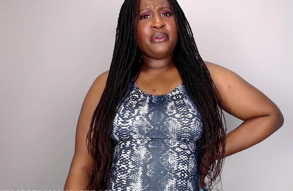 "UnfriendlyBlckHottie" arrogant woman, black on black, ebony female domination, humiliation, verbal humiliation lonely black man manyvids