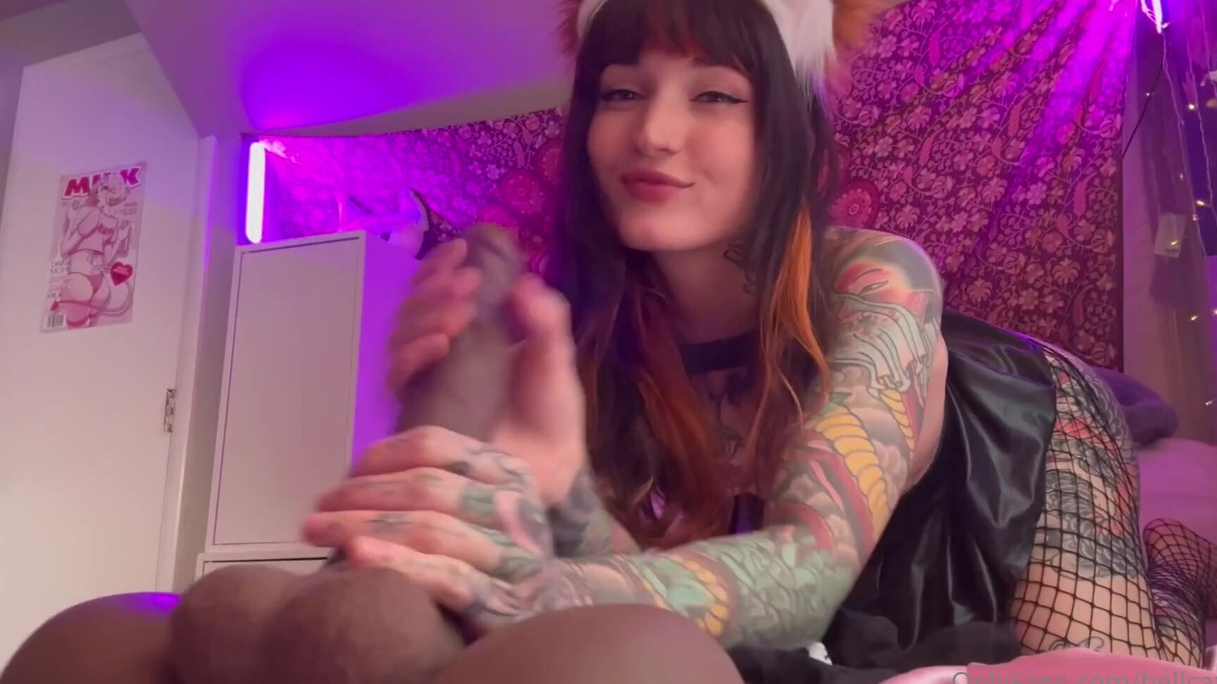 Hellcat Nat Nicknamed Hellcat Nat 01 09 2024 Onlyfans Video Trying Out My New Sex Doll Hes Huge Im So Happy To Add This To Wlf1