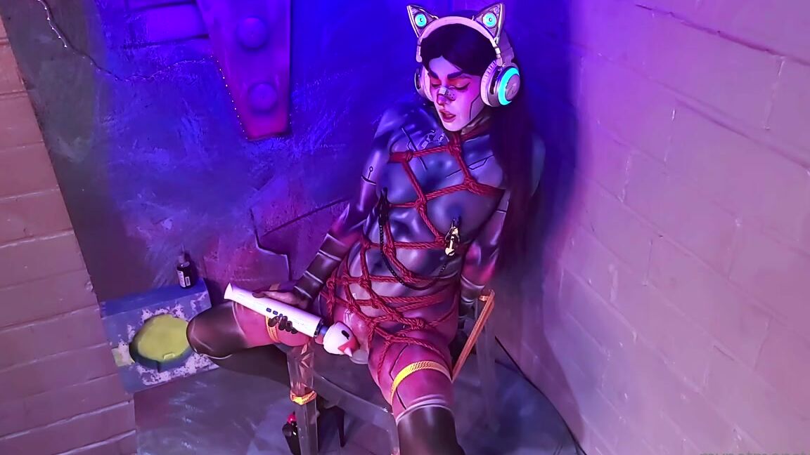 Mypet Monstergirl Nicknamed Mypetmonstergirl 06 01 2024 Onlyfans Video Cyber Kat M Tied Up Stuffed With Dildo And Playing With Wand