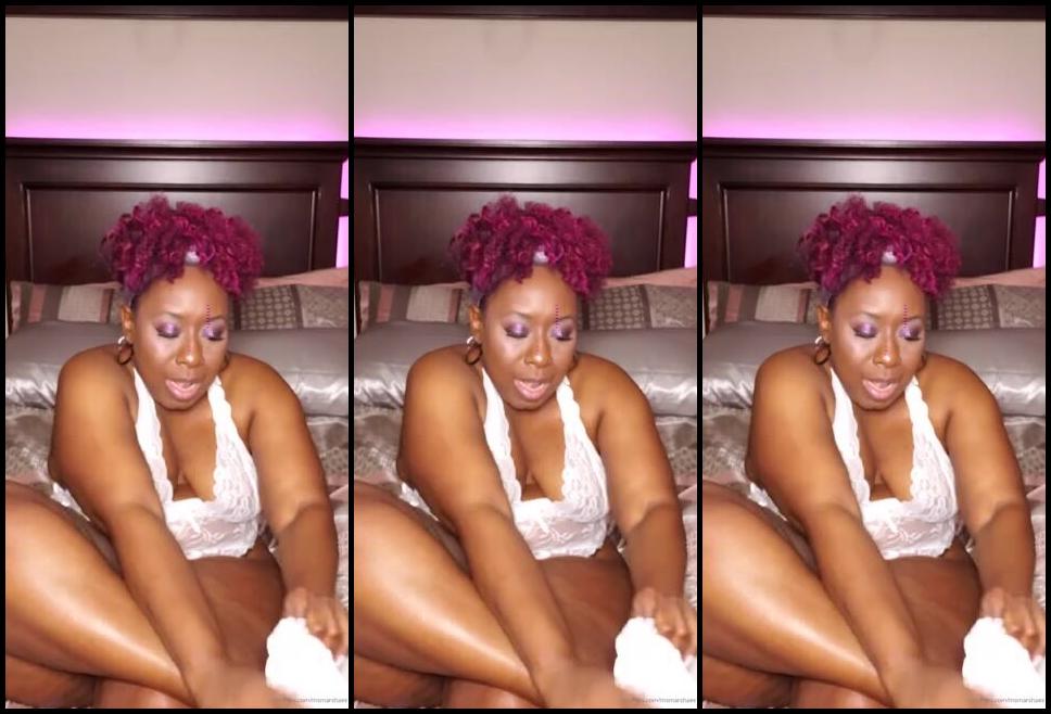 Ms Marshae Nicknamed Msmarshaex 05 10 2020 Onlyfans Video Its A Struggle Trying To Put On Thigh High Pantyhose