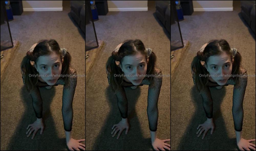 Whatgirlsdofordaddy Rare Bts Of Threesome With Unicorn Girl