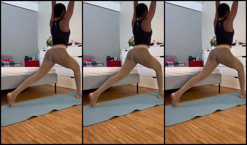 Letisweeetz Nicknamed Leti Sweeetz Nulons 09 02 2022 Onlyfans Video Doing My Morning Stretches In Seamless Pantyhose Very Comfortable Do You Like The View