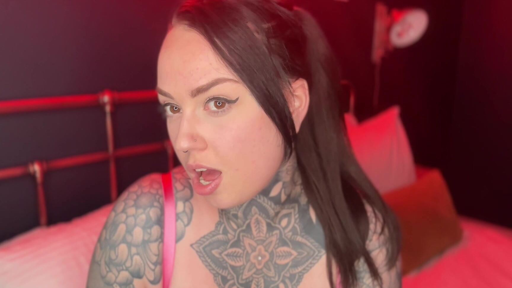 "MissValentina" femdom, femdompov, jerkoffinstruction, vibrator wand vibrator joi manyvids