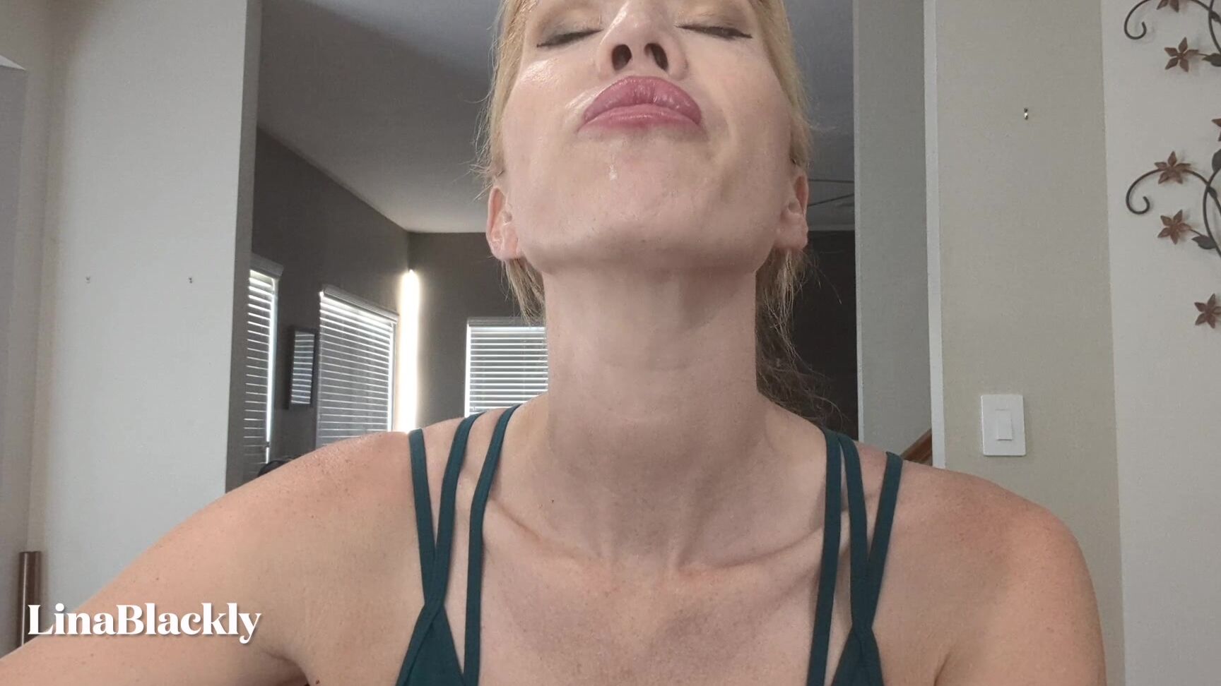 "LinaBlackly" banana, facefetish, food, foodfetish, lips, mouthfetish, neckfetish, pov, swallowingdrooling, throatfetish food swallowing neck and mouth fetish manyvids