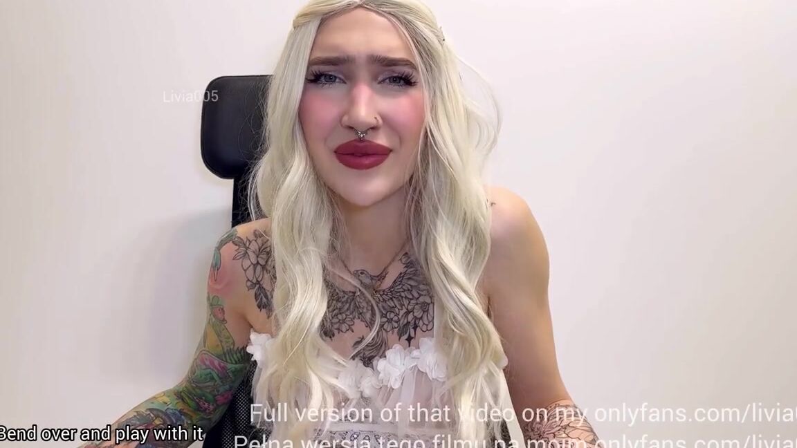 Livia005 Nicknamed Livia005 06 07 2025 Onlyfans Video Free Video Femdom Joi Cei Dominuj Ca Blondynka Wal Kutasa Tak Jak Ci Ka