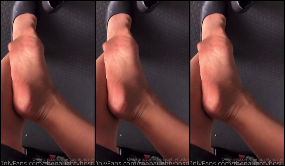 Naughty Nylons Nicknamed Naughtynylons Onlyfans Making Your Early Morning Domestic Flights Worth