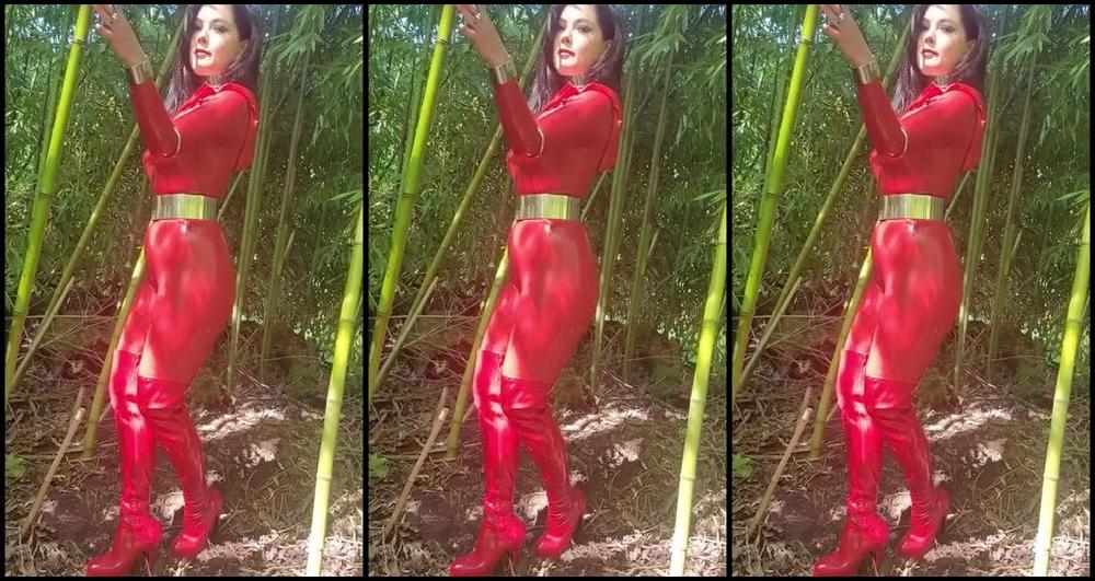 Sophie X Elodie Nicknamed Sophie X Elodie 08 28 2024 Onlyfans Video In Meinem Roten Latexcatsuit Im Bambuswald Z8Li
