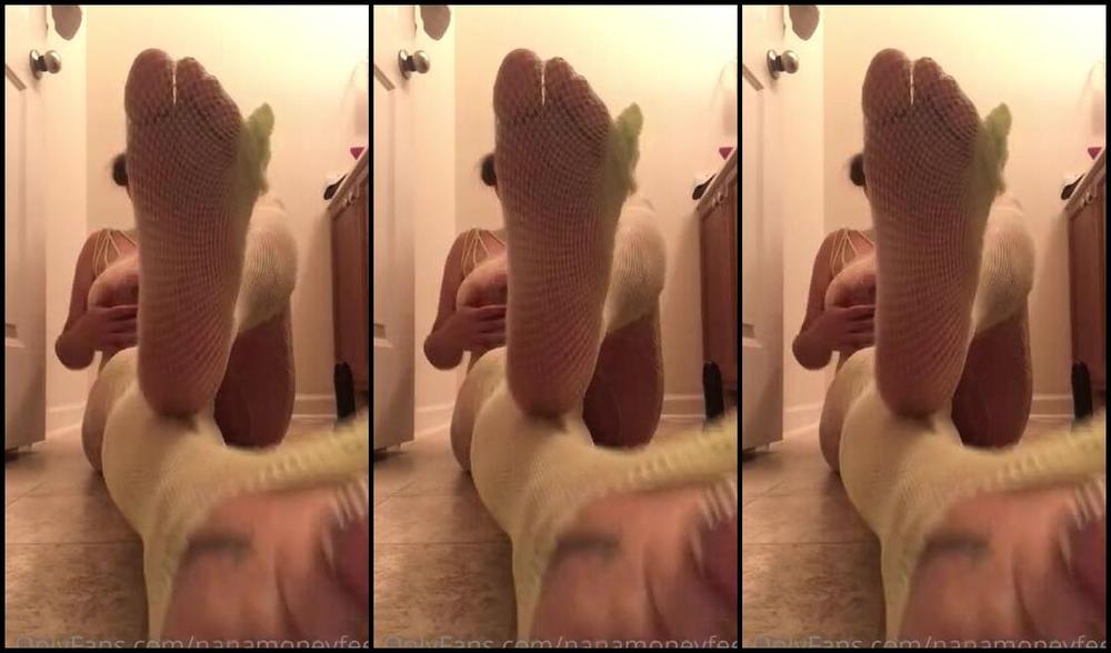 Nanadagodd Nicknamed Nanamoneyfeet Onlyfans 228 Self Worship Video Fishnets Boobies Enjoy