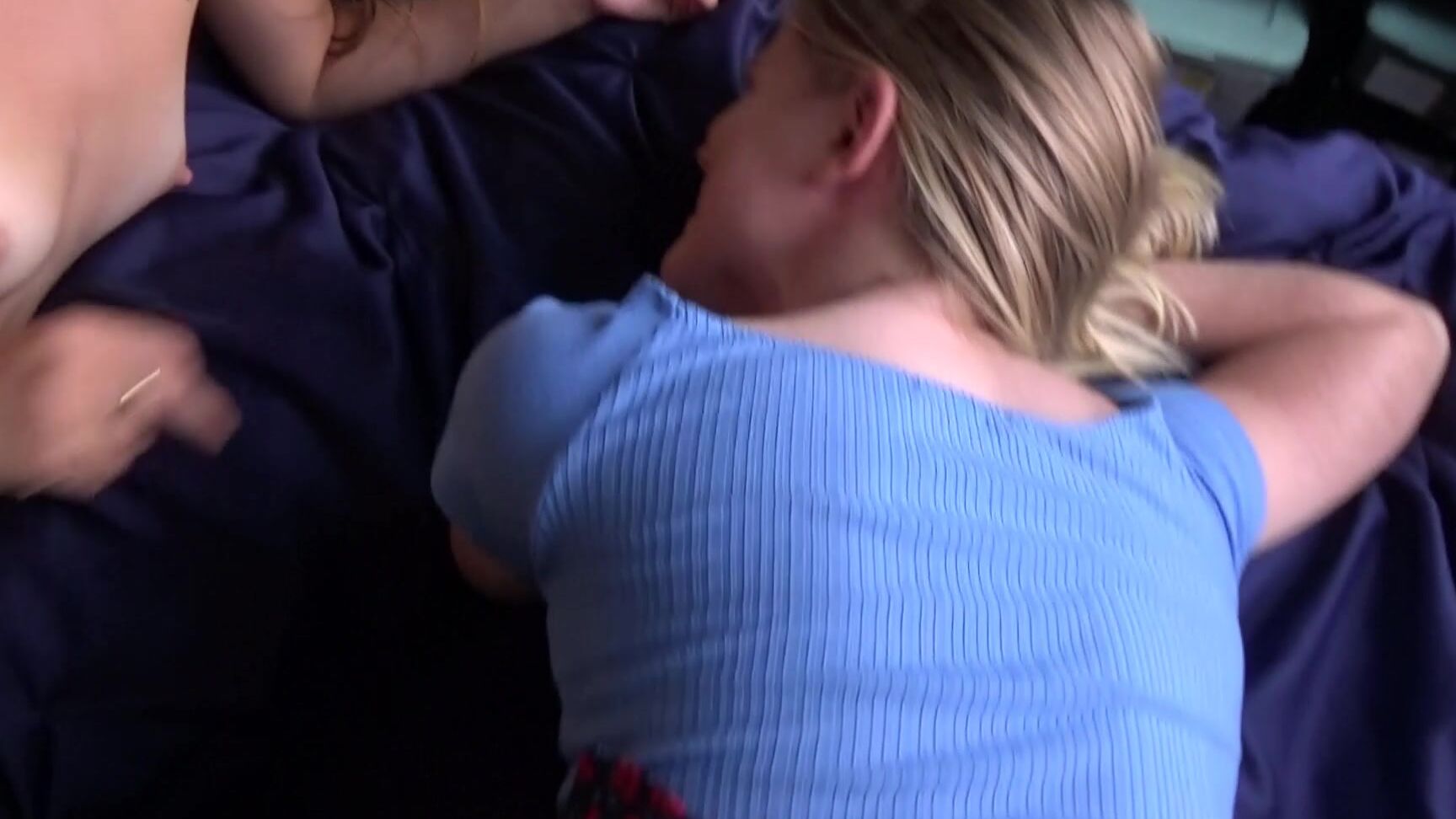 "Alex Adams Media" bigbutts, sisters, taboo, teens18plus, threesome Sisters Practice Sex With Brother manyvids