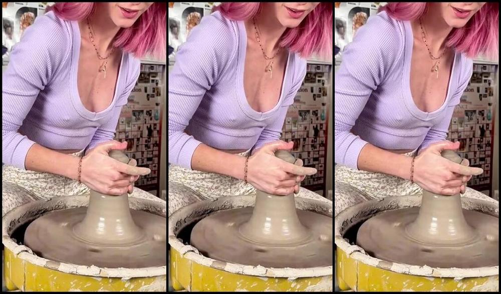 Potteryprincess Nicknamed Haven Tunin 01 26 2024 Onlyfans Video Why Does The Clay Sound Crunchy