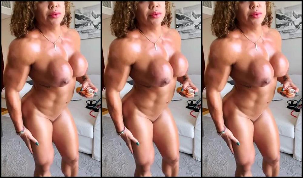 Amy Muscle Vip Nicknamed Amymuscle Vip 03 10 2025 Onlyfans Video Touching My Body With Oil
