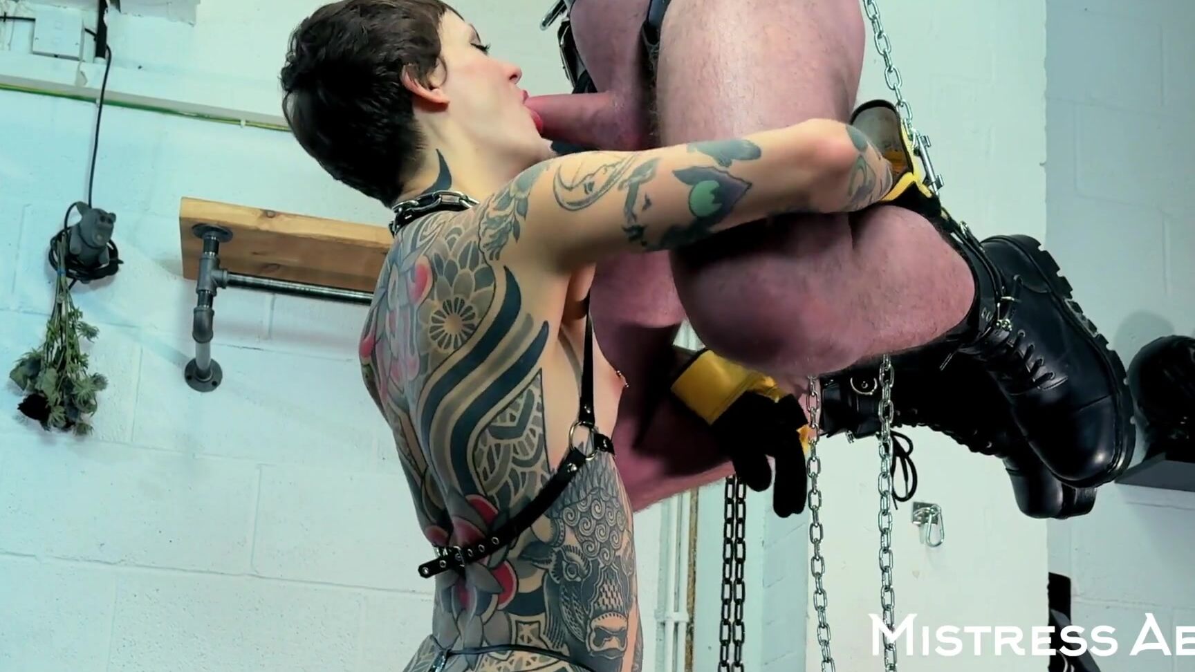 Mistress Ae Flying Pig Suspended Sounded Extreme Cbt In The Air Ft Mistressa