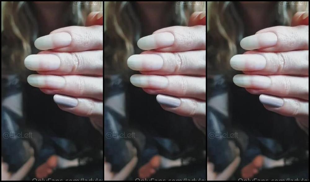 Lady Left Nicknamed Ladyleft 08 12 2022 Onlyfans Video How Do You Feel About 8 Mins Revealing Naked Natural Nails