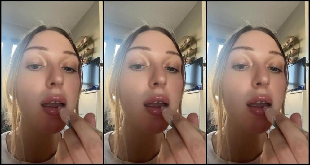 "HARPERMADI" lip fetish, sfw, lip balm, lip gloss, lip liner, lips 720 Lipgloss Compilation manyvids