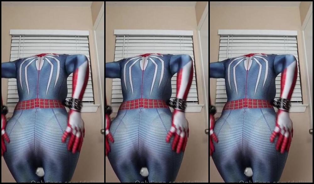 Dollified Nicknamed Dollified Onlyfans With My Spidey Mask On Over My Silicone Doll Mask Time To Lock Myself